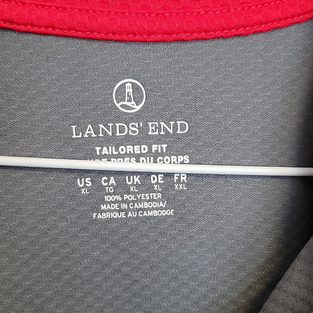 Lands End light zip up - Picture 4 of 6